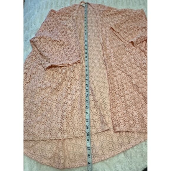 Women's Pink Kimono Open Jacket and Spaghetti Strap Camisole Size L/XL (READ) - Picture 11 of 16